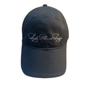 Lake Placid Lodge Hat Women’s Black One Size Adjustable Ball Cap Ralais Chateau